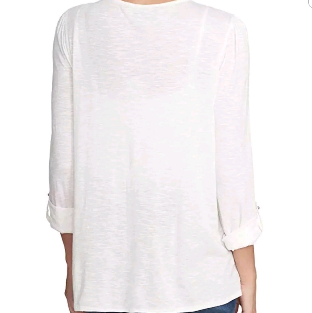 Gloria Vanderbilt Ladies' Gauzy Zuri Top with Roll - Picture 2 of 5